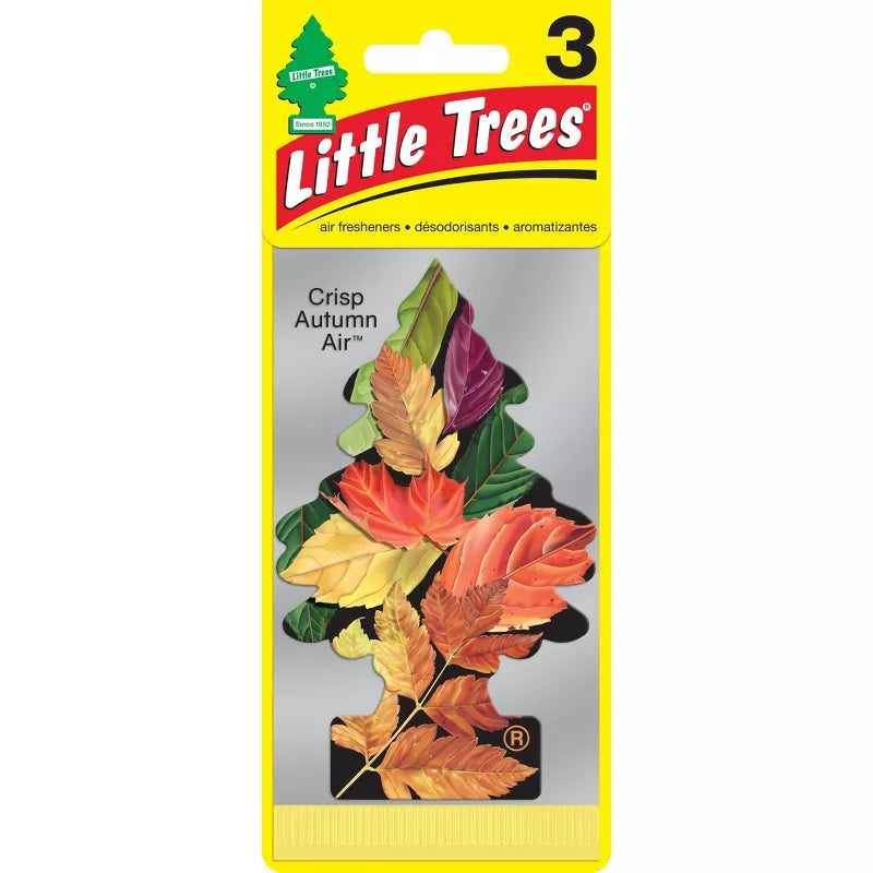 autumn air plant Little Trees Air Freshener- Crisp Autumn Air- 3 Pack