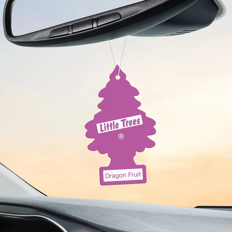 Little Trees Dragon Fruit Air Freshener Hanging in Car