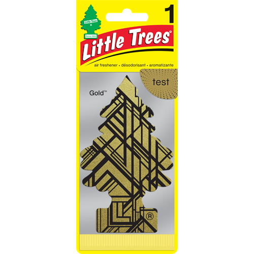 Little Trees Gold Air Fresheners 1 Pack