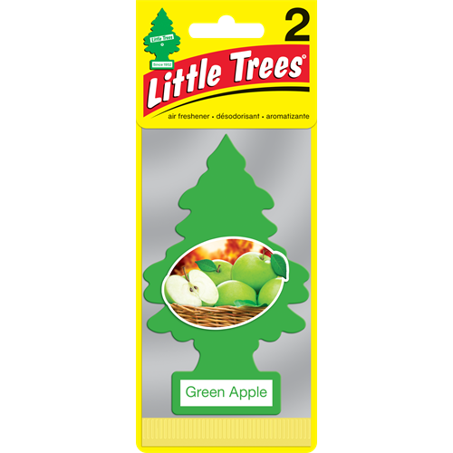 Little Trees Green Apple Air Freshener 2 Pack