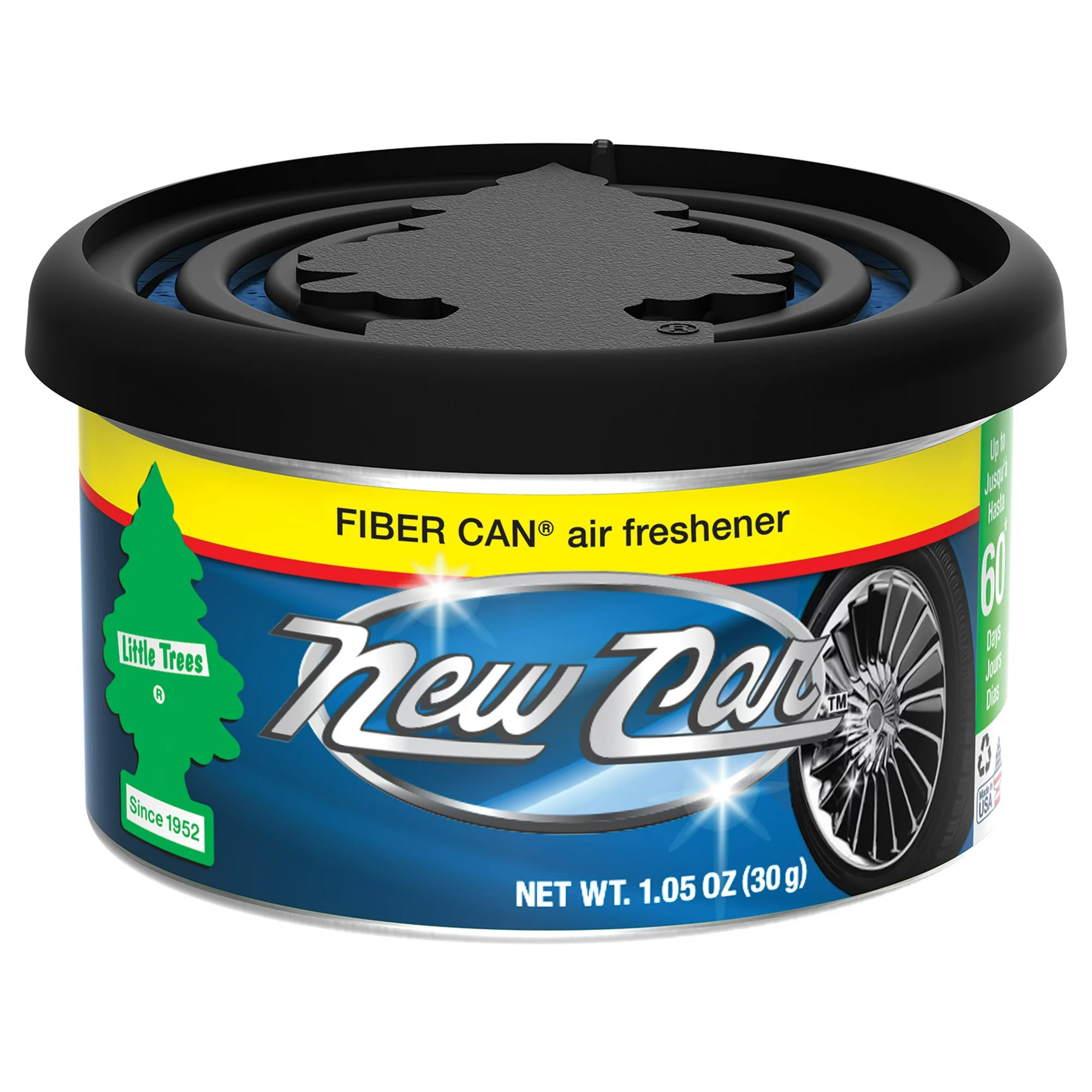 Little Trees Fiber Can- New Car Scent