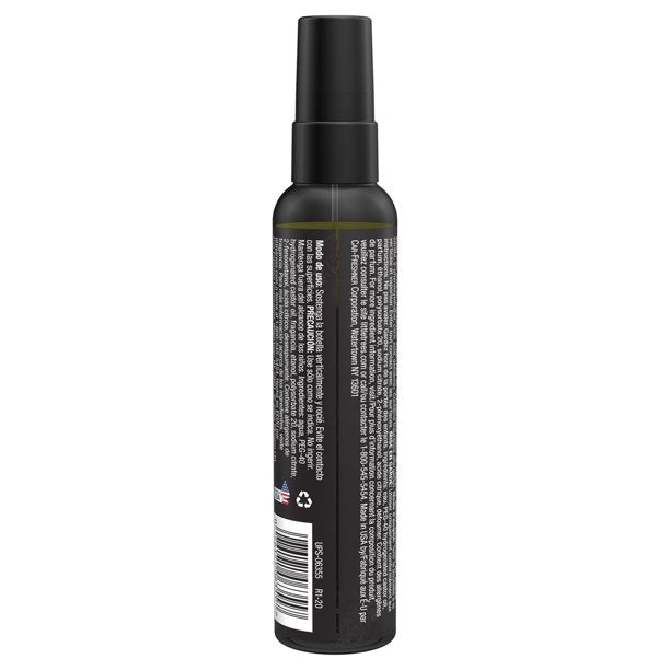 Back of Black Ice Little Tree Spray