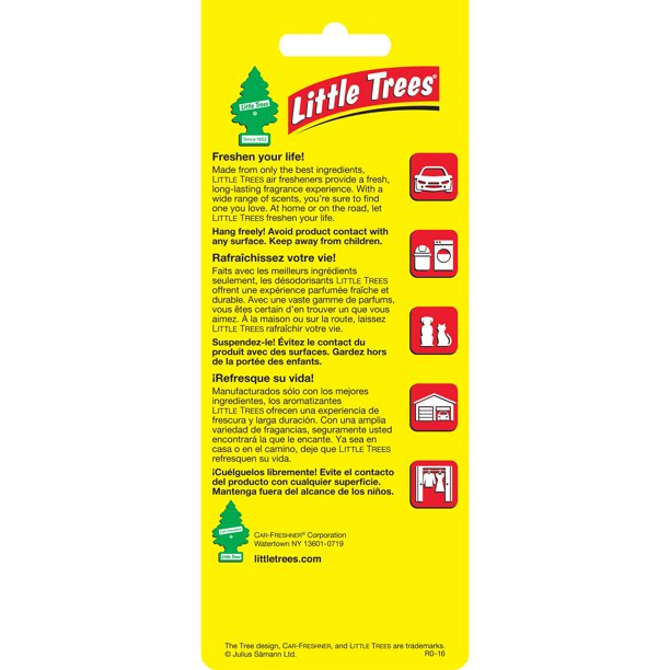 Little Trees Air Freshener- Black Ice- 2 Pack