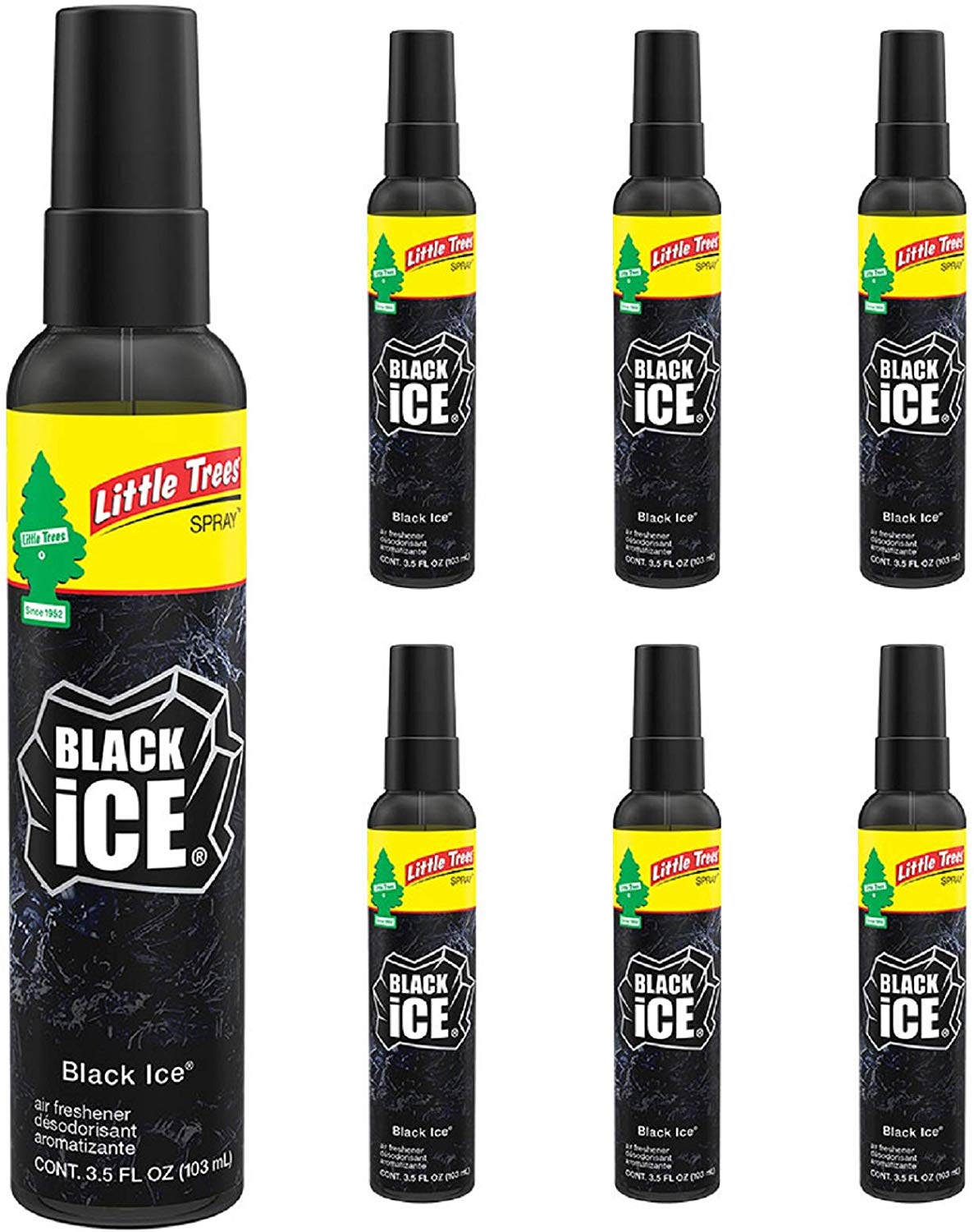 Black Ice Spray Little Tree Multiple