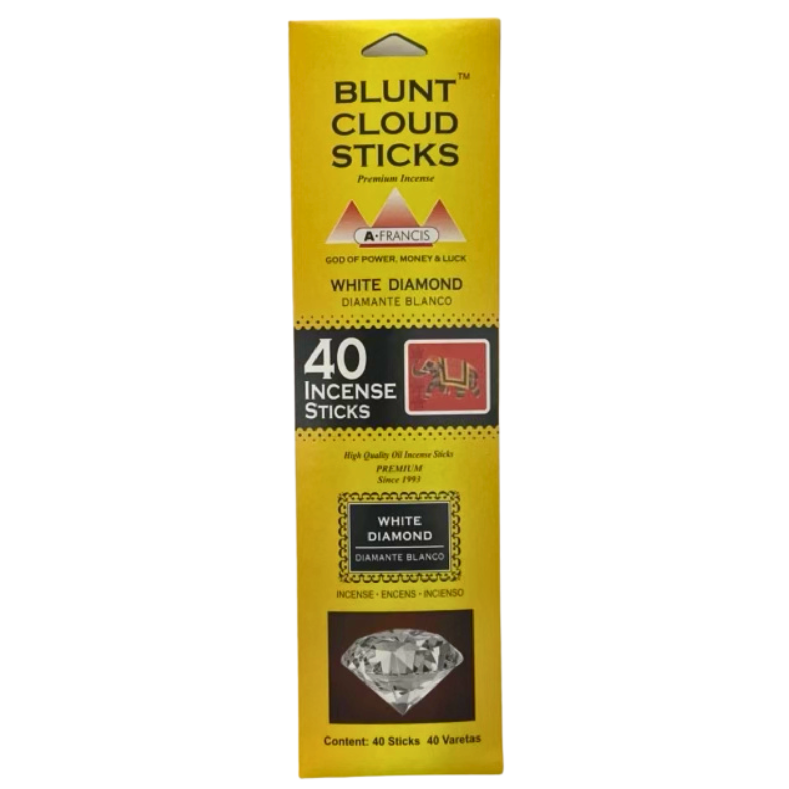 Blunt Cloud  11 Inch White Diamond Incense Sticks