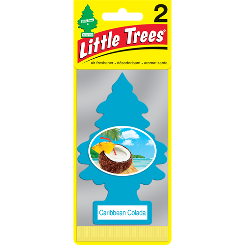 Little Trees Air Freshener- Caribbean Colada- 2 Pack