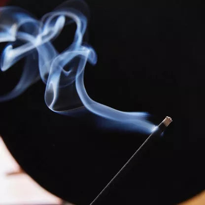 Dark Incense Sticks Burning