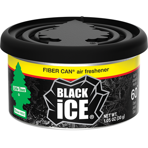Little Trees Black Ice Fiber Can
