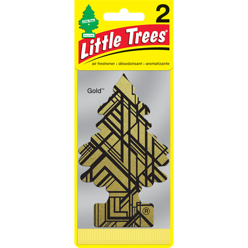 Little Trees Gold Air Freshener 2 Pack
