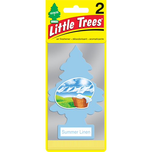 Little Trees Air Freshener- Summer Linen- 2 Pack