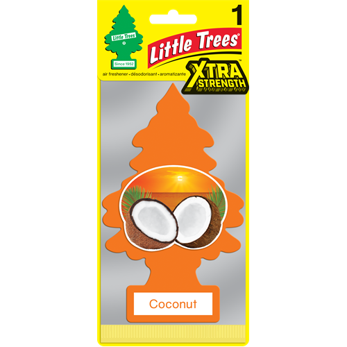 Little Trees Xtra Strength Coconut Air Freshener 1 Pack 