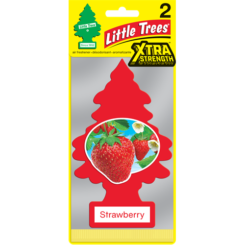 Little Trees Xtra Strength Strawberry Air Freshener 2 Pack