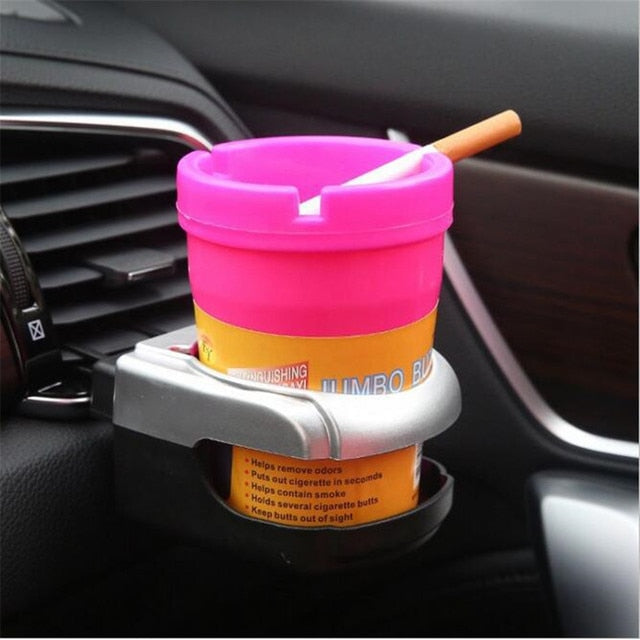 Pink Butt Bucket Ashtray in Cupholder
