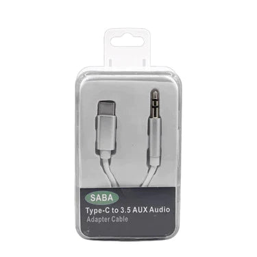 SABA's Type-C to 3.5mm Aux Audio Cable