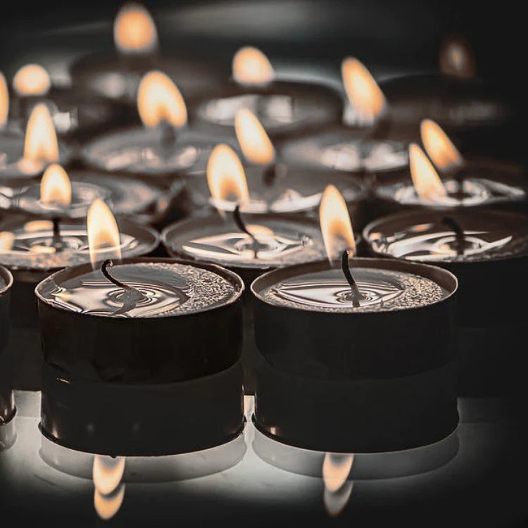 Tealight Candles Lit Picture