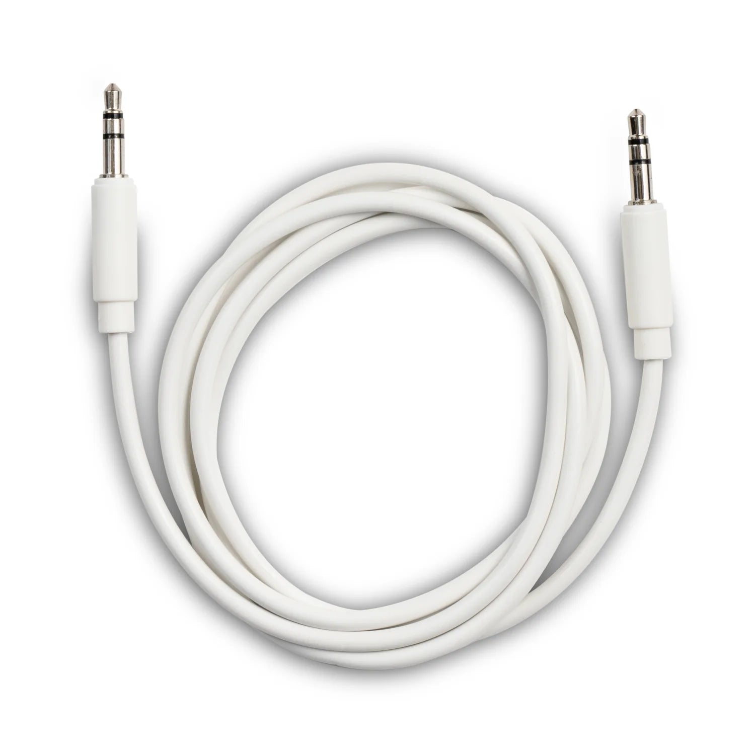 White PVC 3 Feet Aux Cable