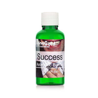 Casino Gold success fragrance oil for diffusers and oil burners, 1 oz green bottle