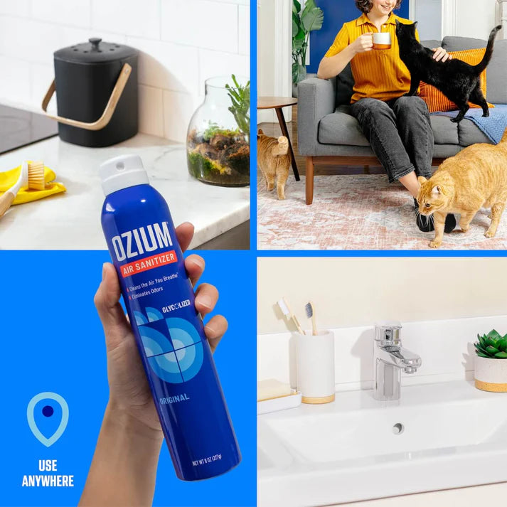 Ozium Air Sanitizer Spray Use Anywhere In Home Car Office